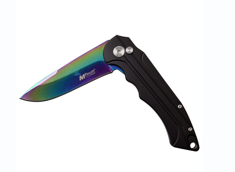 MTech Rainbow Ball Bearing Pivot Pocket Knife
