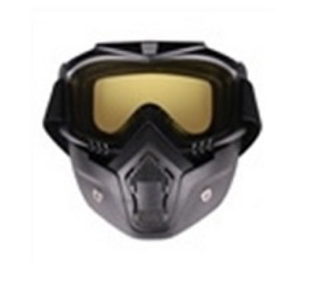 FULL FACE MASK-DETACHABLE GOGLES