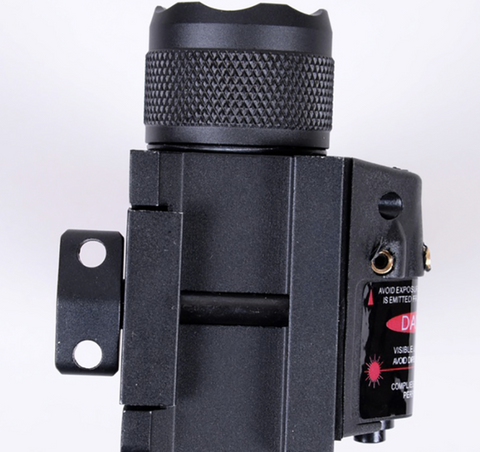 2 IN 1 Red Laser Sight Foregrip Laser Pointer & Flashlight