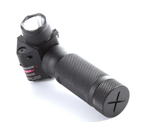 2 IN 1 Red Laser Sight Foregrip Laser Pointer & Flashlight