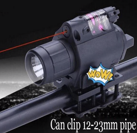 2 IN 1 Red  Laser Pointer & Flashlight